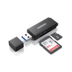 Ugreen Usb 3.0 Sd Ve Micro Sd Kart Okuyucu, Siyah, 40752