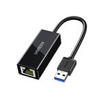 Ugreen USB 3.0 to RJ45 Gigabit Ethernet Dönüştürücü Adaptör Siyah