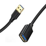 Ugreen Usb 3.0 Uzatma Kablosu, 1 Metre, Siyah, 10368