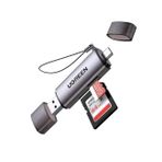 UGREEN USB 3.0 ve USB C Kart Okuyucu USB 2'si 1 Arada TF ve SD Harici Hafıza Kartı Okuyucular USB OTG Hafıza Kartı Windows, Mac OS, Linux, Android ve iOS sistemleriyle uyumludur.