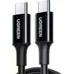 Ugreen Usb-C 100W 5A Qc Pd Hızlı Şarj Kablosu, 1 Metre, Siyah, 80371