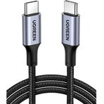 Ugreen Usb-C 100W 5A QC PD Örgülü Hızlı Şarj Kablosu 2 Metre Siyah 70429