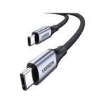 Ugreen Usb-C 240W Örgülü Hızlı Şarj Kablosu 2 Metre Siyah 90440