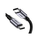 UGREEN USB-C 5A/100W Örgü Hızlı Şarj Kablosu 1m - Siyah