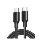 Ugreen Usb-C 60W 3A Qc Pd Hızlı Şarj Kablosu, 0,5 Metre, Siyah, 50996