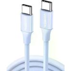 Ugreen Usb-C 60W 3A Qc Pd Hızlı Şarj Kablosu, 1 Metre, Mavi, 25310