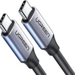 Ugreen Usb-C 60W Thunderbolt Usb3.1 Gen1 3A QC PD Hızlı Şarj Kablosu 1.5 Metre Siyah 50751