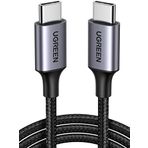 UGREEN USB C auf USB C Kablo 60W PD 2.0, PPS USB-C Ladekabel iPhone 15 Pro Max ile uyumlu Galaxy S23 S22 S21 A54 A34 A14 MacBook Air M2 iPad Pro 12.9 iPad Air 5/Mini 6, Pixel 7 Pro usw. (1M)