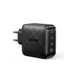 UGREEN USB C şarj cihazı 65 W USB C güç kaynağı 4 port GaN Charger PD şarj cihazı MacBook Pro/Air, iPhone 14/14 Pro/14 Pro Max/13 Pro/12, iPad Pro, S23 Ultra, S23+, S23 vb. ile uyumlu