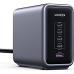 Ugreen USB C Şarj Cihazı, Nexode 300W Şarj Cihazı Pd 3.1 Gan Güç Kaynağı 5 Bağlantı Noktası Pps, MacBook Serisiyle Uyumlu, Surface Book, iPhone 17 Pro Max, 16 - Beyaz