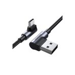 Ugreen Usb-C To Usb-A 3A Qc 90 Derece Hızlı Şarj Kablosu, 1 Metre, Uzay Girişi, 20856