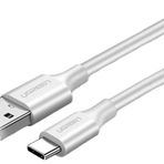 Ugreen Usb-C to Usb-A 3A QC Hızlı Şarj Kablosu 1.5 Metre Beyaz 60122