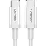 Ugreen Usb C To Usb C 3A Hızlı Şarj Data Kablosu Beyaz 50 Cm