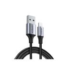 Ugreen Usb-C - Usb-A 3A Qc 90 Derece Usb 3.0 Hızlı Şarj Kablosu, 1 M, Uzay Grisi, 20299