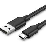 UGREEN USB-C - USB-A 3A QC Hızlı Şarj Kablosu, 0,5 m, Siyah, 60115 - 50 Cm