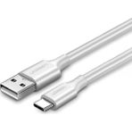 UGREEN USB-C - USB-A 3A QC Hızlı Şarj Kablosu, 1 m, Beyaz, 60121 - 1 Metre
