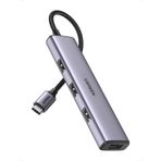 UGREEN USB C - USB Adaptörü MacBook Pro / Air, iPad Pro / Air, Surface Pro, Surface Book, iMac, XPS 15 ve daha fazla Tip C cihazla uyumlu 4 bağlantı noktalı USB 3.0 ile Ultra İnce USB C Hub