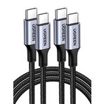 UGREEN USB C - USB C Kablosu 100W PD Hızlı Şarj Kablosu 2 Paket.(1M)