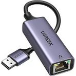 Ugreen Usb - Ethernet Adaptörü, Tak Çalıştır Ethernet Adaptörü, Alüminyum Kabuk, 1Gbps Gigabit Rj45 - Usb 3.0 Ağ Dongle, Switch, Laptop, Macbook, Windows, Macos, Linux Ile Uyumlu