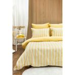 Uğur Home Tek Kişilik Ranforce Nevresim Takımı - Brendon - Sarı - 160 x 220 cm