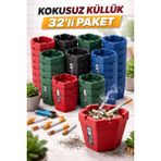 Uğur Plastik Kokusuz Küllük 32 Adet - Renkli