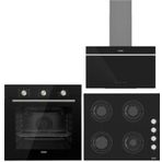 Uğur Siyah Ankastre Set (Uad 6011 Sa3dhd + Uaf 609M Scpet + Uao 6040W0 Scy)