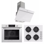 Uğur UAO 6040W0 BCY CSR1 - UAD 6011 BA3DHD - UAF 6011D BCPET Beyaz 3'lü Ankastre Set