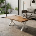 Uğurlu Baylar Uğurlubaylar Doğal Ağaç Orta Sehpa - 117x60cm - meşe-beyaz