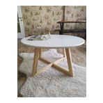 uğurlubaylar 70cm yuvarlak dekor orta sehpa