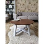 Uğurlubaylar Yuvarlak Orta Sehpa - ceviz - 70 cm