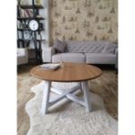Uğurlubaylar Yuvarlak Orta Sehpa - Teak - 70 cm