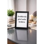 UgurToyss Siyah Fotoğraf Çerçevesi 21x30 cm Asetat Cam Masa Üstü Fotoğraflı Anı Çerçevesi Hediyelik