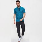 Uhlsport Erkek Günlük Polo T-Shirt Young - Petrol