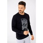 UHLSPORT ERKEK SWEATSHİRT SWEAT B. YAKA PAMUK RUSH 3211302