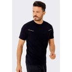 Uhlsport Erkek V Yaka Tişört Pamuk Simple M 3221109 - Siyah