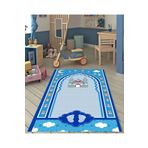 uhtico Dekoratif Dijital Baskılı Kaymaz Taban Eğitici Küçük Çocuk Seccade Namazlık Hediyelik 45x90cm
