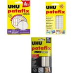 Uhu Patafix Hamur Yapıştırıcı Seti (3 Çeşit) - Beyaz - 1 Adet