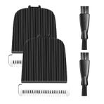 uijino Manscape Yedek Bıçaklar, Manscaped Kit için Manscaped Yedek Bıçaklarla Uyumlu Manscaped Çim Biçme Makinesi 3.0 4.0 2.0, 2 Paket Manscape Bıçakları Değiştirme, 2 Temizleme Fırçası