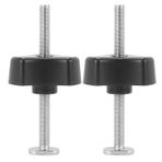 Uikdjgu 2 Set T vida ve M8 plastik , metal hızlı hareket tutma aşağı kelepçe seti T-yuvası T-Track DIY ağaç İşleme aracı