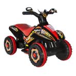 UJ Toys 6V Akülü Işıklı ve Müzikli Mini ATV 25 kg Taşıma Kapasitesi ile Eğlenceli Kullanım - Siyah