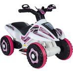 UJ Toys 6V Beyaz Akülü ATV