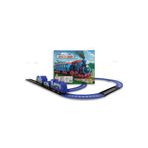 ujtoys Pilli Raylı Vagonlu Klasik Oyuncak Tren Seti Mavi Renk 3 - 6 Yaş