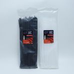 UK 3.6x300 mm 100 Adet Beyaz Plastik Kablo Bağı Kelepçe Cırt Klips