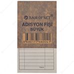 UK 50 YP 9x16.5 cm Adisyon Fişi