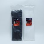 Uk Plastik Kablo Bağı Plastik Kelepçe Cırt Klips 3.6X400MM 100 Adet - Siyah