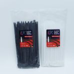 Uk Plastik Kablo Bağı Plastik Kelepçe Cırt Klips 4.8X200 Mm 100 Adet - Beyaz