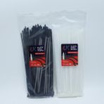 Uk Plastik Kablo Bağı Plastik Kelepçe Cırt Klips 4.8X250 Mm 100 Adet - Beyaz