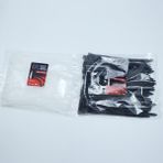Uk Plastik Kablo Bağı Plastik Kelepçe Cırt KLIPS7.6X200 Mm 100 Adet - Beyaz