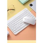 Uk Samsung Galaxy Tab S8 Plus Sm-X800 Uyumlu Bluetooth Klavye Mouse Set Modern Tasarım 431550