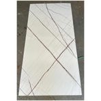 UKAB DEKOR 30x60 Cm Beyaz Kendinden Yapışkanlı Kauçuk Pvc Duvar Paneli Zemin, Duvar, Mutfak (1 ADET 0,18M²)